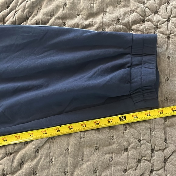 NWT $138 Calme by Johnny Was Elements Track Pants Blue with Drawstring Sz XXL - Picture 6 of 9